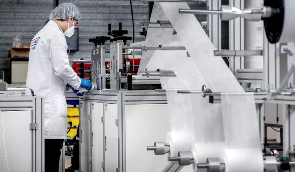 Rubber afdichtstrip voor mondkapjes