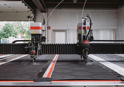 nieuwe waterstraalmachine