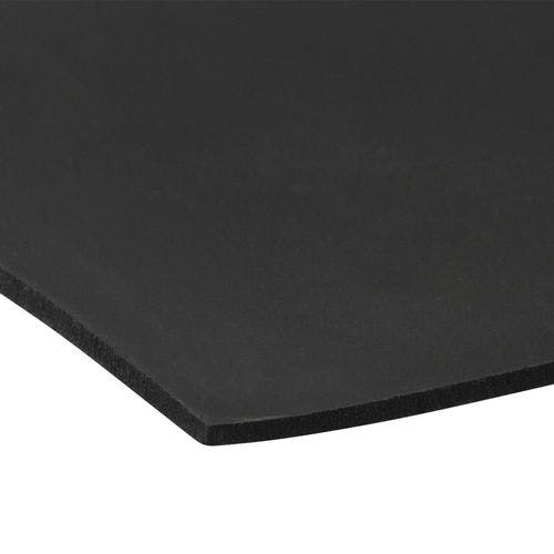 EKI 4600 neoprene with 1 side nylon fabric black smooth skin