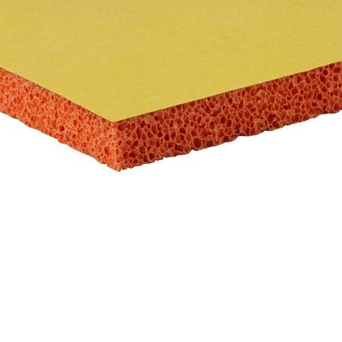 EKI 958 orange sponge self-adhesive NR foam rubber